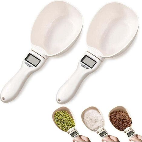 Cuillères doseuses électroniques, balances électroniques avec écran LCD, balances alimentaires électroniques, ustensiles de cuisine et cuillères doseuses électroniques pour les repas de tous les jours (1/4)