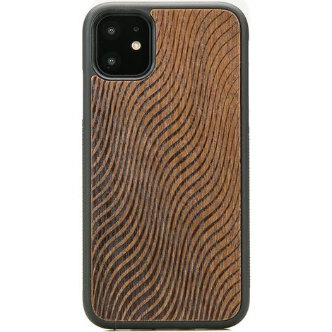 Holzhülle für iPhone 11 MERBAU WAVES (1/3)