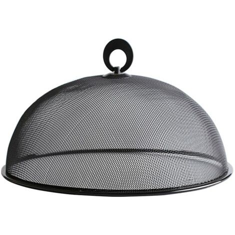 Moustiquaire ronde en métal pour couvercle alimentaire - Protection contre la poussière pour la cuisine (1/5)