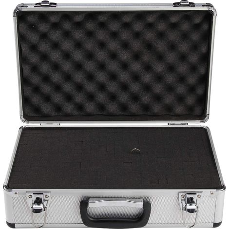 Youyijia Flight Case Large Hard Aluminium Flight Case Lockable Key Camera Storage Box 400x240x125 mm (1/5)