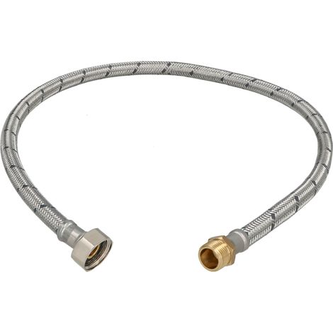 Connettore flessibile 3/8” 1/2” femmina-maschio 70 cm (1/5)
