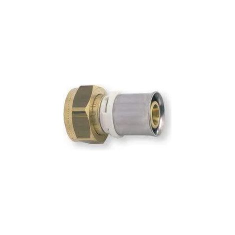 Raccord laiton multicouche fixe femelle 20x27/26 mm sans plomb