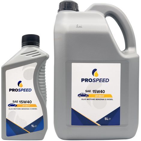 OLIO MOTORE PER AUTOVETTURE SAE 15W40 - lt. 1 12 PZ