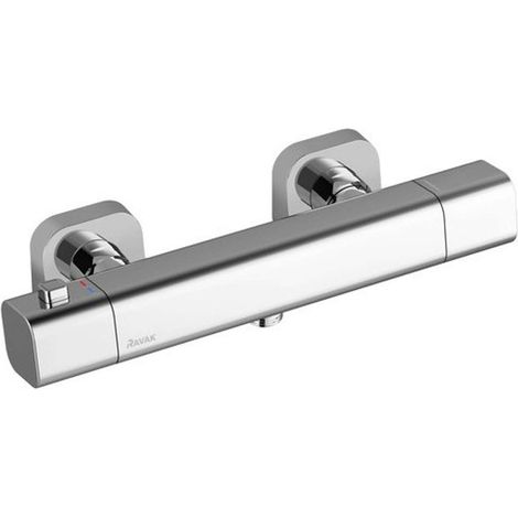 Ravak 10° Free - Thermostat-Duscharmatur TD F 033.00/150, Chrom X070140 (1/2)