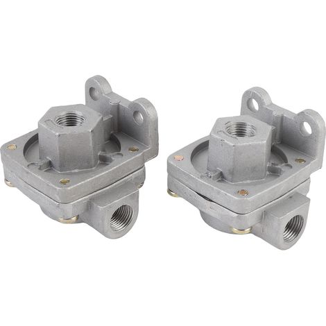 Ortviai Valve de Détente Rapide Métal Haute Performance 2 pièces – Référence 9735000030 pour Bendix 229859/288251 (1/5)