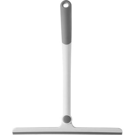 Raclette Vitre Professionnel Raclette pour Verre Rotatif Raclette Douche Miroir Squeegee Raclette Verre Gris Essuie-Vitre Raclette Plastique Polyvalent pour Surfaces en Verre & Carrelage (1/5)