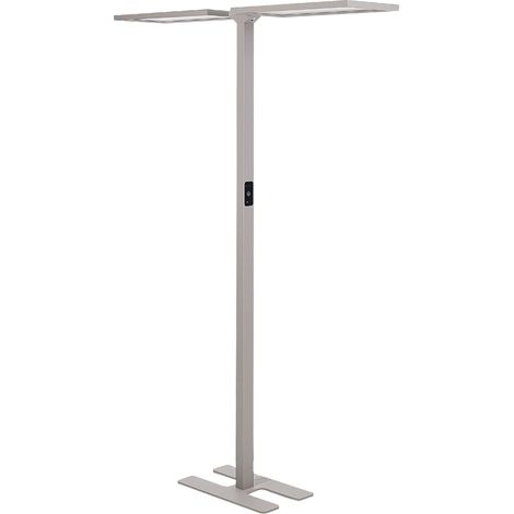 LED Stehlampe SCULPTOR mit Bewegungsmelder Metall Silber (1/5)