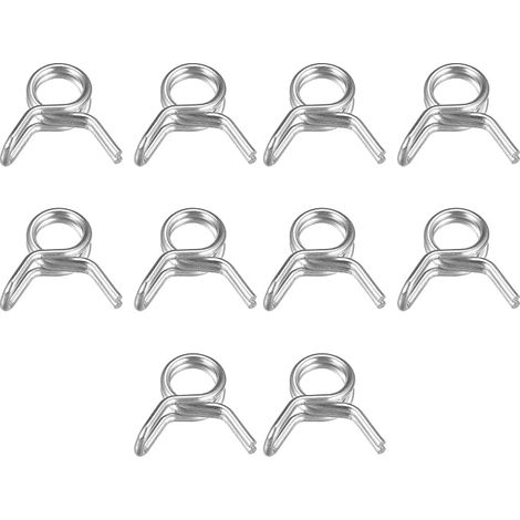 Collier Serrage Tuyau Double Fil Ressort 5mm 10pcs (1/5)