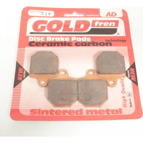 Plaquette de frein Gold Fren pour Moto HM 450 CRM X Supermotard (1/3)