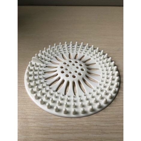 Piezas para tapa de desagüe de ducha, tubo de desagüe de silicona con filtro para recoger el pelo, tapón con ventosa para cocina y baño. (1/3)