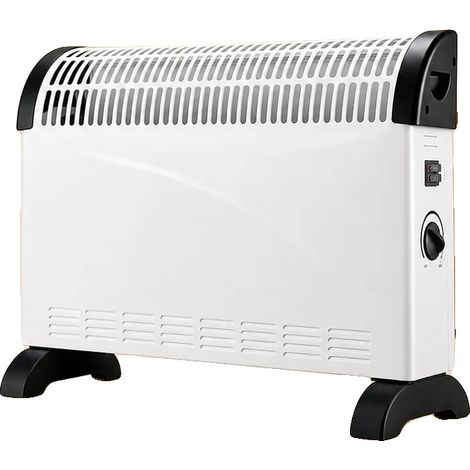 Konvektorheizung, einstellbares Thermostat, leiser Betrieb, Weiß, 522040 (1/2)