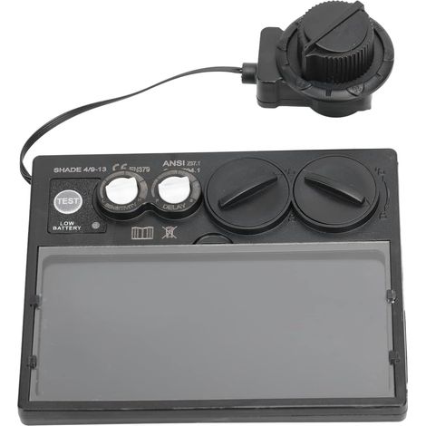 Lentille de soudage à assombrissement Automatique, Haute sensibilité, opération Facile, Alarme de Batterie Faible, lentille de soudage Automatique PP pour Construction pour Soudeur