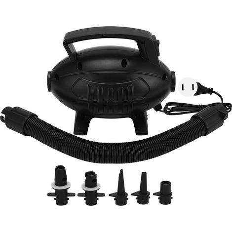 Pompe à air électrique 600W haute efficacité faible bruit avec 5 buses pour matelas gonflable lit bouée de piscine prise US 110-120V (1/5)
