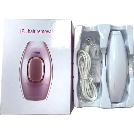 Filiyano-Appareil d'épilation à lumière pulsée (IPL) pour femmes - 5 niveaux - Portable avec lunettes et rasoir blanc (1/5)