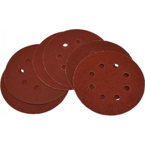 Disques abrasifs 60/80/100 pour G58817 - G58523 - G58229 - lot de 6