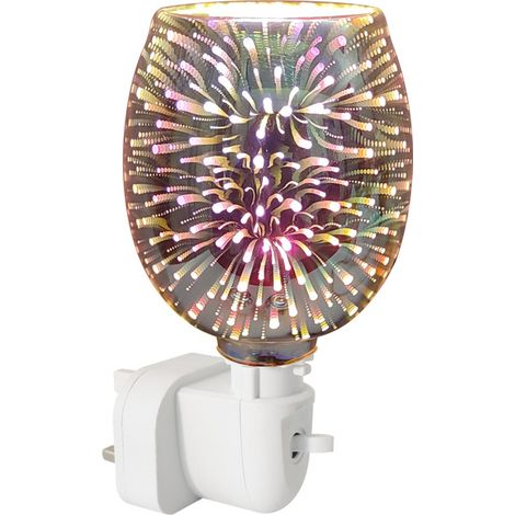 Diffuseur d’huile - Lampe à cire - Céramique - 5 W - Chauffage sans flamme - Salle de bain - Chambre - Bureau - 1 Pièce