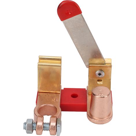 Interrupteur de Déconnexion de Batterie en Laiton Haute Performance pour Voiture, Bateau, Camping-car, VTT (1/5)
