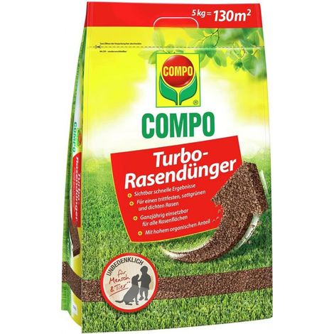 COMPO Turbo-Rasendünger 5 kg Beutel (1/5)