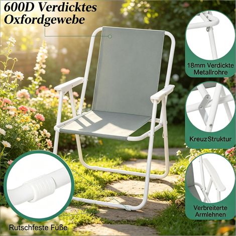 Chaise de jardin,chaise légère d’extérieur,chaise pliante camping (uniquement avec chaise)