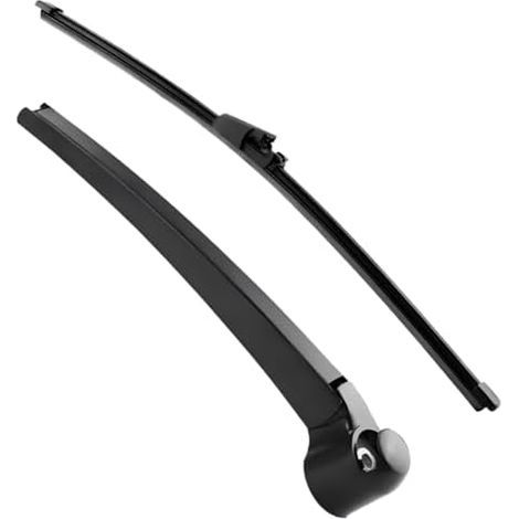 Rear wiper arm compatible with VW Polo MK4 2002-2009 & VW Gold 5 MK5 2004-2008, rear wiper blade and arm assembly (1/5)