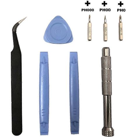 Outils d'ouverture d'écran LCD pour PH000 PH00 PH00 - Outil de démontage, tournevis, embouts, jeu de 8 pièces (1/4)
