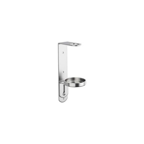 Dispenser per bottiglie in acciaio inox - Montaggio a parete lucido (1 foro) - Crezuo