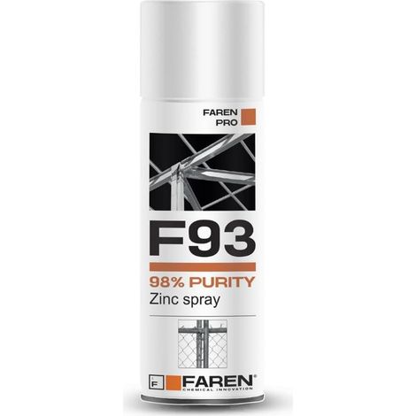 Vaporisateur spray galvanisant à froid 98% zinc – Anti-corrosion et anti-rouille – Protection 15 microns – Résiste jusqu'à 600°C – Farmicol (1/5)