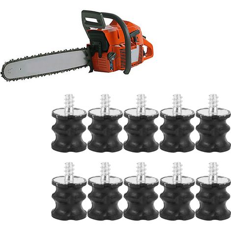 10 supports de tampon isolateur compatibles avec les tronçonneuses Husqvarna 61, 66, 266, 268 et 272 XP (pièces de rechange) (1/5)