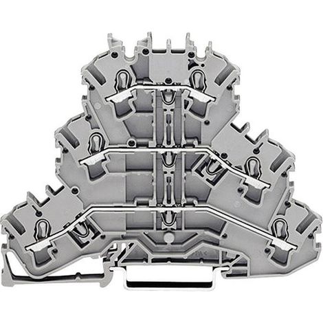 Wago 2002-3217 Bloque de conexión eléctrica gris poliéster