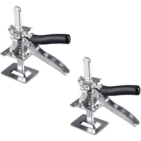 2 Pieces Precision Tightening Tool, Multifunctional Steel Jack for Ceramic Tile Lifting (1/4)