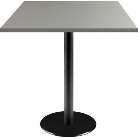Table 70 x 70 cm - modèle Rome gris metallisé
