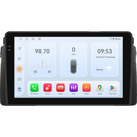 Autoradio, dimensioni dello schermo, compatibilità con smartphone, compatibile con BMW Serie 3 E46 M3 318 320 325 330 335 1998-2005, QS1 (8 core 3G 32G) (1/2)