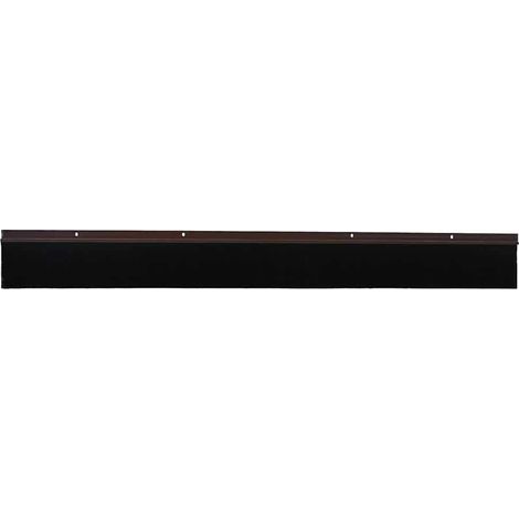 Brosses d'étanchéité pour porte à visser 6 pcs Marron 100 cm