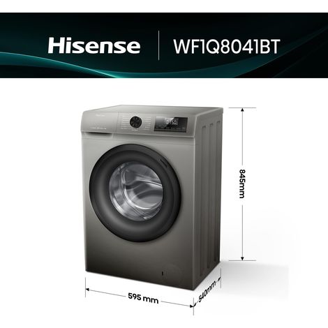 Hisense WF1Q8041BT lavadora gris 8 kg 1400 rpm (1/5)