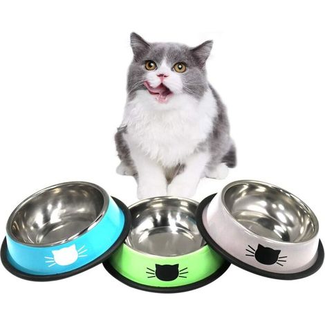 Gamelle Chat en Acier Inoxydable Ensemble-Fei Yu (1/5)