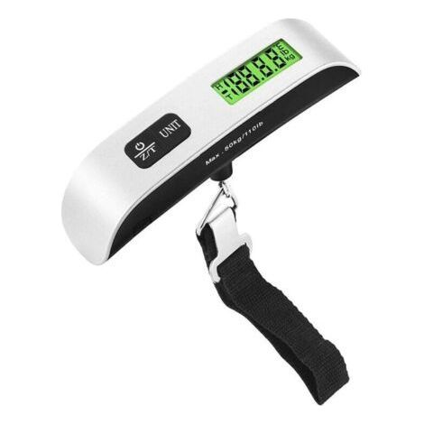 Portable Electronic Luggage Scale (Max 50kg/110Lb), Digital Scale (g/Oz), Tare Function, for Travel/Shopping/Post Office (1/5)