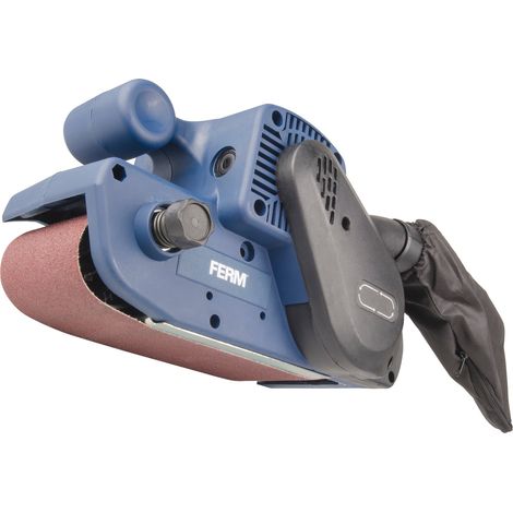 Ferm – Ponceuse à bande 900W – Largeur de bande 75mm – Longueur de bande 533mm – Vitesses variables pour ponçage lourd