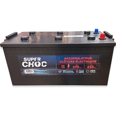 Batterie rechargeable 12V 270Ah SUPERCHOC
