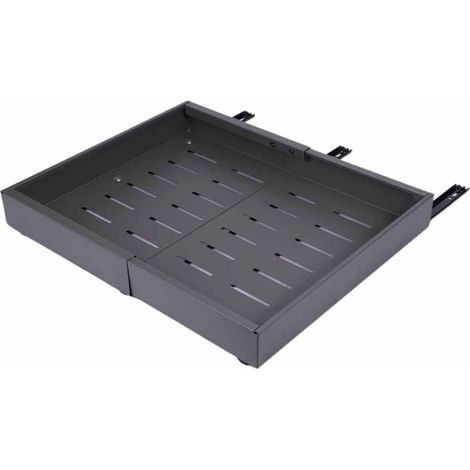 Paquet de 2 Tiroir Coulissant , Bac Coulissant Placard, Organisateur D'Armoires De Cuisine Pour Armoires, Organisateur de Tiroirs (Gris foncé (2 pièces)) (1/5)
