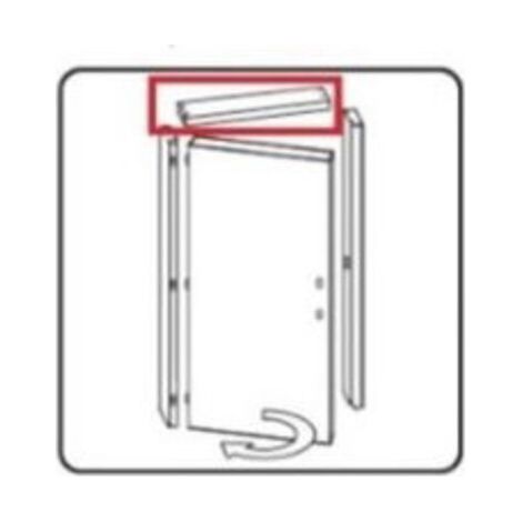 R TRAVERSO BATTENTE X PORTA MICROTEC 210X90 CILIEGIO