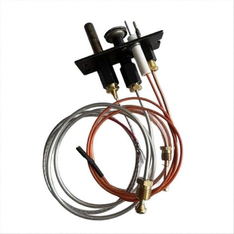 Ensemble de veilleuse à 3 voies de remplacement pour gaz propane (GPL) 10002265 pour poêles Majestic et autres (1/5)