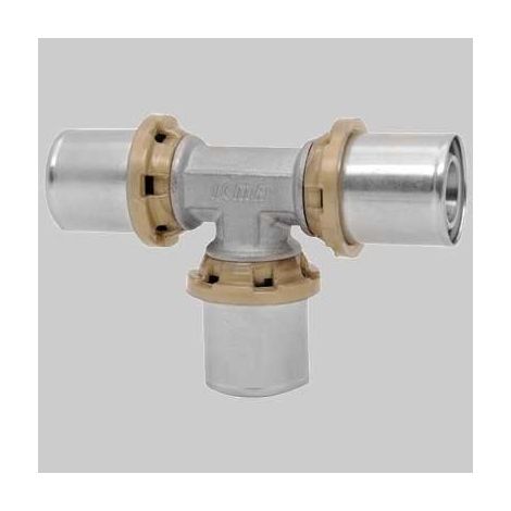 RACCORDO A TEE RIDOTTO - 16 x 16 x 20 Laterale