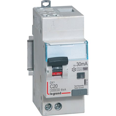 DX³ Interruttore automatico 1P+N curva C 20A 4,5/6kA Auto - LEG410762