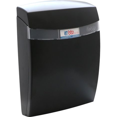 CASSETTA POSTALE ESTERNA IN ABS CORAL NERO - 330X235X90