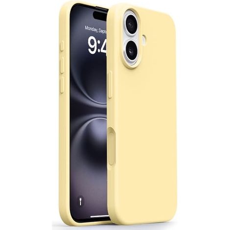SKALO iPhone 17 Tunn Silicone Skal - Gul Gul (1/3)