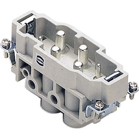HARTING 09380062611 Stifteinsatz Han® Com 4 + PE Schrauben 1 St.