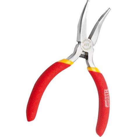 HIT - PINZA BECCHI 1/2 TONDI CURVI PER ELETTRONICA 125MM