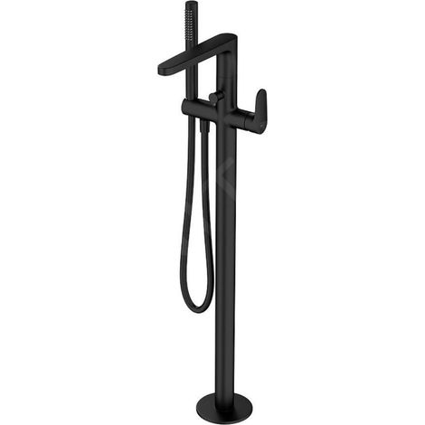 Cersanit Inverto - Mitigeur de baignoire pour montage au sol, avec corps d´encastrement, noir S951-283 (1/3)