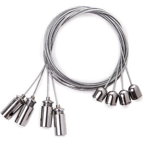 Greenice – Kit de suspension 970mm pour panneaux LED – Culot E27 – Longueur réglable – Installation facile dans espaces confinés