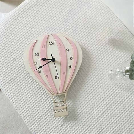 Geräuschlose, graue, ballonförmige Wanduhr für Wohnzimmer und Büro, modernes, dekoratives Design, 30 cm, kein Ticken (1/5)
